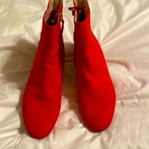Red booties